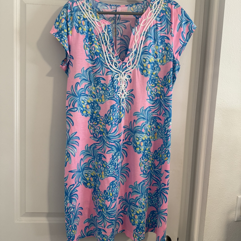 Lilly Pulitzer Pink and Orange Resort Mini Dress